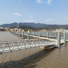 Durable Marine Aluminium Gangway , 300kgs/Sqm Floating Pontoon Bridge