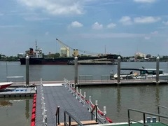 سبيكة الألومنيوم 6061 T6 رصيف عائم مرسى عائم للنادي اليخطي