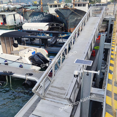 Marine Aluminum Gangway with 1.1m Handrail 400kg Load Capacity