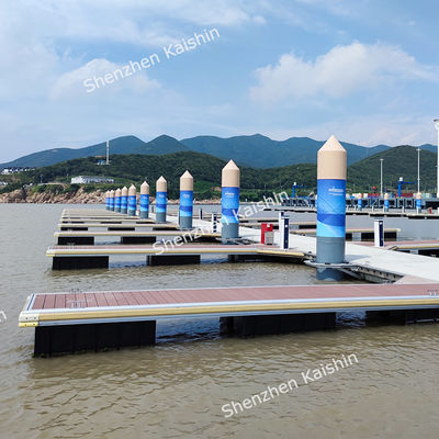Lake And Marina Finger Dock For Yacht Boat Club Aluminum Floating Pontoon Walkway