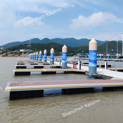 Marine Aluminum Floating Dock Marine Floating Pontoon Pier For Yacht