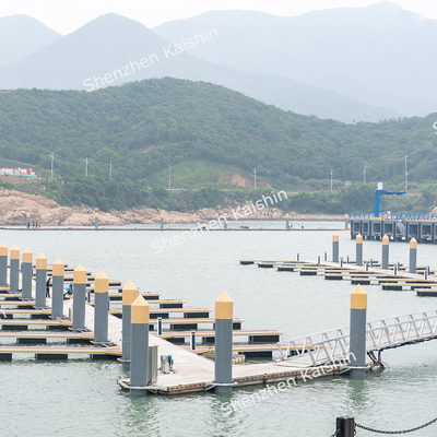 Marine Aluminum Floating Dock Marine Floating Pontoon Pier For Yacht