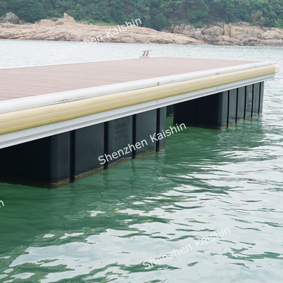 Marine Aluminum Floating Dock Marine Floating Pontoon Pier For Yacht