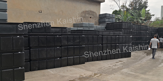Foam Filled PE Pontoons For Floating Yacht Dock Wharf Jetty