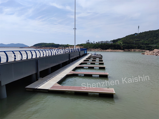 Aluminum Alloy Floating Dock Marina Boat Pontoon Pile Guide Dock Pontoon