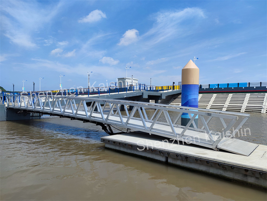 Aluminum Alloy Floating Dock Marina Boat Pontoon Pile Guide Dock Pontoon