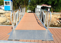 Good Stability Aluminum Alloy Gangway Ramps With 15-20 Years Lifespan Marina Dock Floating Yacht Ship Boat Pontoon Use