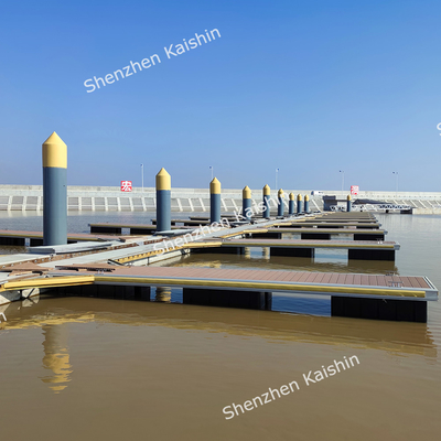 رصيف البحرية الصلبة مع HDPE EPS رغوة يطفو الألومنيوم يطفو على سطح البحر يخت الجسر